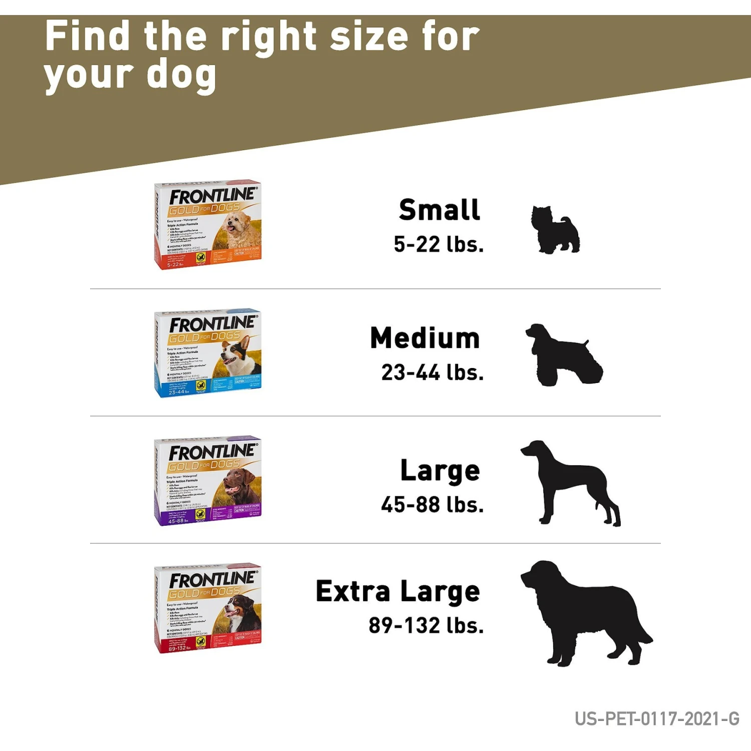 Frontline Gold For Dogs Flea & Tick Treatment (Extra Large Dog, 89-132 Lbs.) 8 Frontline Gold For Dogs Flea & Tick Treatment (Extra Large Dog, 89-132 Lbs.) - Image 6