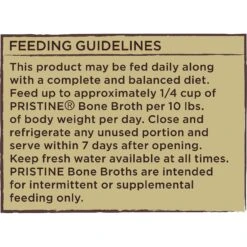 Castor & Pollux PRISTINE Grass-Fed Beef Bone Broth Grain-Free Dog Food Topper -Snuggle Paws 151653 PT8. AC SS1800 V1536164523