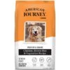 American Journey Protein & Grains Senior Chicken, Brown Rice & Vegetables Recipe Dry Dog Food -Snuggle Paws 153933 MAIN. AC SS1800 V1669148186