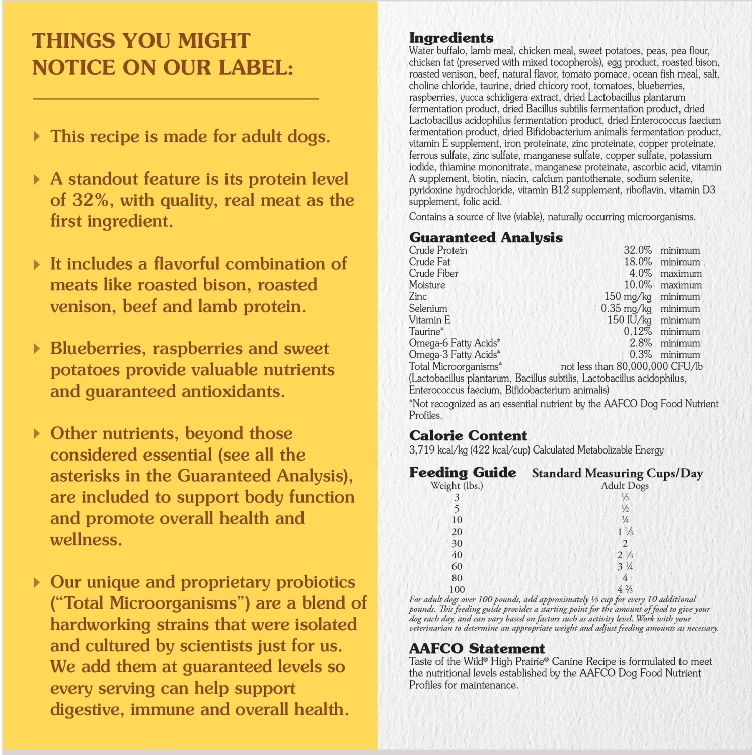 Taste Of The Wild High Prairie Grain-Free Dry Dog Food 5 Taste Of The Wild High Prairie Grain-Free Dry Dog Food - Image 3