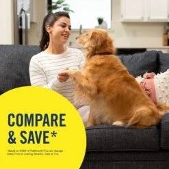 PetArmor Plus Flea & Tick Spot Treatment For Dogs, 5-22 Lbs, -Snuggle Paws 154770 PT8. AC SS1800 V1701361432