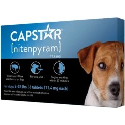 Capstar Flea Oral Treatment For Dogs, 2-25 Lbs