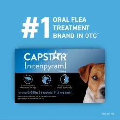 Capstar Flea Oral Treatment For Dogs, 2-25 Lbs -Snuggle Paws 154852 PT3. AC SS1800 V1693496376