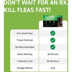 Capstar Flea Oral Treatment For Dogs, Over 25 Lbs -Snuggle Paws 154854 PT2. AC SS1800 V1693496109