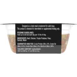 Cesar Simply Crafted Beef, Chicken, Purple Potatoes, Peas & Carrots Adult Wet Dog Food Topper 12 Cesar Simply Crafted Beef, Chicken, Purple Potatoes, Peas & Carrots Adult Wet Dog Food Topper -Snuggle Paws 156807 PT1. AC SS1800 V1695655155