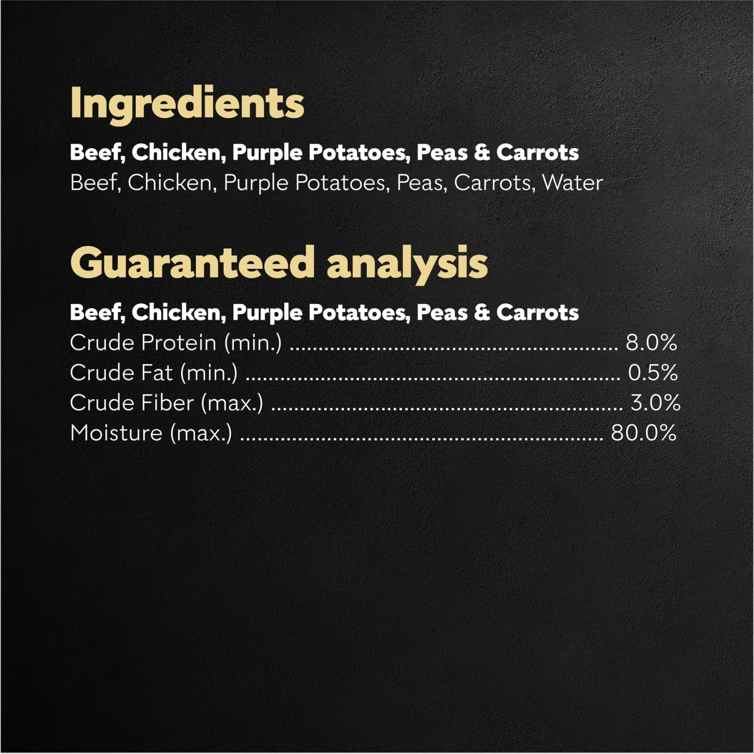 Cesar Simply Crafted Beef, Chicken, Purple Potatoes, Peas & Carrots Adult Wet Dog Food Topper 8 Cesar Simply Crafted Beef, Chicken, Purple Potatoes, Peas & Carrots Adult Wet Dog Food Topper - Image 6