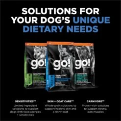 Go! Solutions Skin + Coat Care Chicken Recipe Dry Dog Food -Snuggle Paws 157004 PT5. AC SS1800 V1638843201