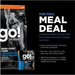 Go! Solutions Skin + Coat Care Chicken Recipe Dry Dog Food -Snuggle Paws 157004 PT6. AC SS1800 V1638833232