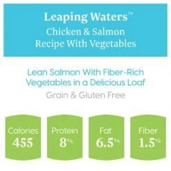 Solid Gold Leaping Waters Chicken & Salmon Recipe With Vegetable Recipe Grain-Free Small & Medium Breed Canned Dog Food -Snuggle Paws 157124 PT3. AC SS1800 V1547218967