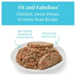 Solid Gold Fit & Fabulous Chicken, Sweet Potato & Green Bean Weight Control Recipe Grain-Free Canned Dog Food -Snuggle Paws 157128 PT2. AC SS1800 V1547218973