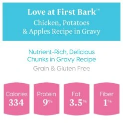 Solid Gold Love At First Bark Chicken, Potatoes & Apples Puppy Recipe Grain-Free Canned Dog Food 11 Solid Gold Love At First Bark Chicken, Potatoes & Apples Puppy Recipe Grain-Free Canned Dog Food -Snuggle Paws 157132 PT3. AC SS1800 V1547218981