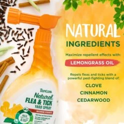 TropiClean Natural Flea & Tick Yard Spray -Snuggle Paws 158170 PT3. AC SS1800 V1684454030