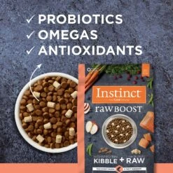 Instinct Raw Boost Grain-Free Recipe With Real Salmon & Freeze-Dried Raw Pieces Dry Dog Food -Snuggle Paws 160755 PT5. AC SS1800 V1623434252