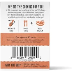 The Honest Kitchen Meal Booster 99% Beef Wet Dog Food Topper -Snuggle Paws 160800 PT1. AC SS1800 V1668201676