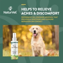 NaturVet Hemp Joint Topical With Ginger Dog Spray 12 NaturVet Hemp Joint Topical With Ginger Dog Spray -Snuggle Paws 162226 PT3. AC SS1800 V1698697706