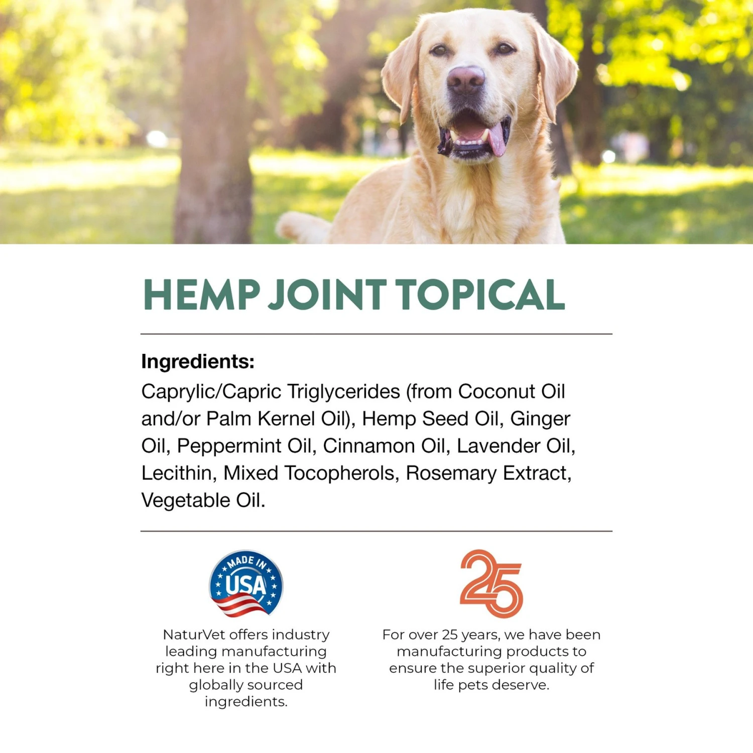 NaturVet Hemp Joint Topical With Ginger Dog Spray 9 NaturVet Hemp Joint Topical With Ginger Dog Spray - Image 7