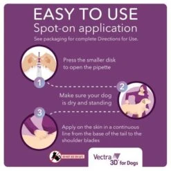 Vectra 3D Flea & Tick Spot Treatment For Dogs, 11-20 Lbs 18 Vectra 3D Flea & Tick Spot Treatment For Dogs, 11-20 Lbs -Snuggle Paws 162722 PT7. AC SS1800 V1689886285