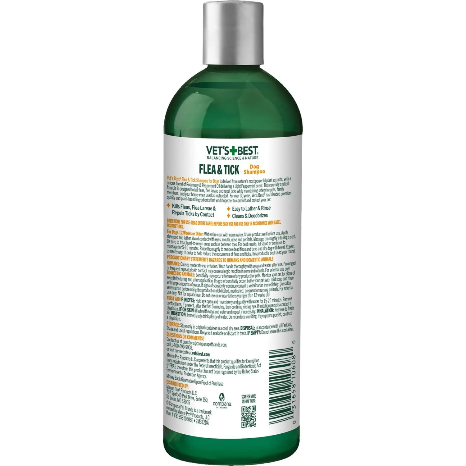 Vet's Best Advanced Strength Flea & Tick Dog Shampoo 4 Vet's Best Advanced Strength Flea & Tick Dog Shampoo - Image 2