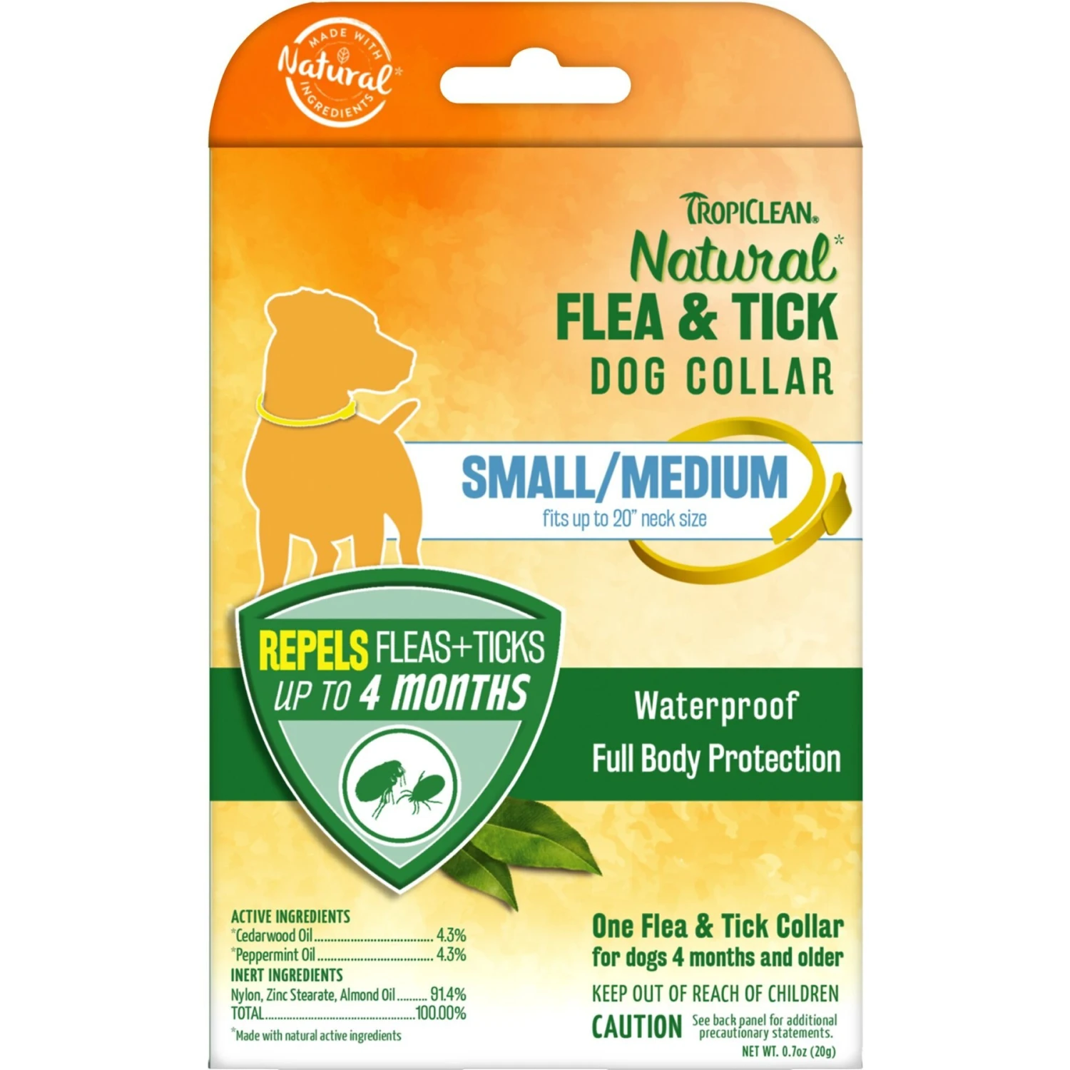 TropiClean Flea & Tick Collar For Dogs Small & Medium Breeds 3 TropiClean Flea & Tick Collar For Dogs Small & Medium Breeds