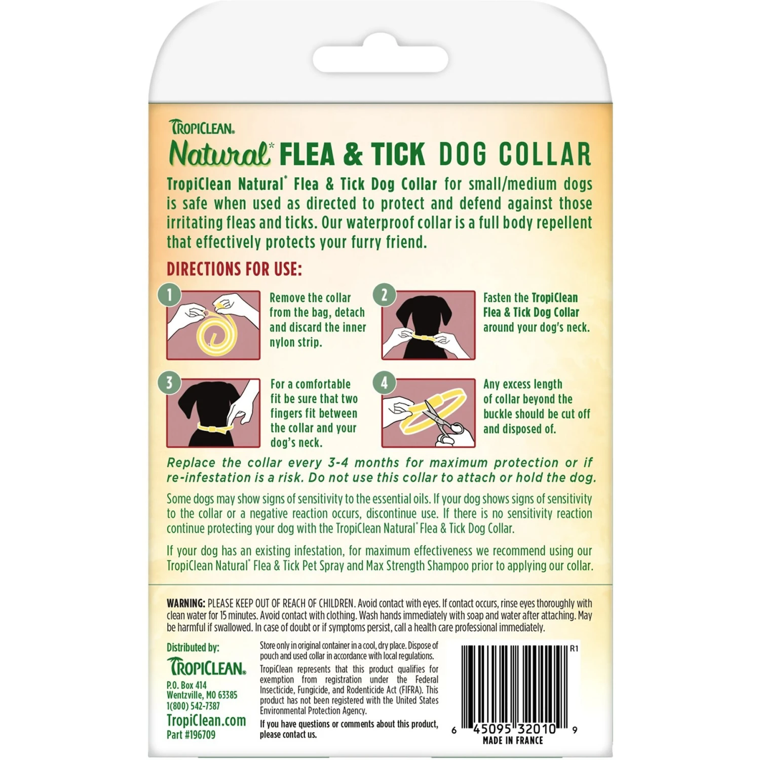 TropiClean Flea & Tick Collar For Dogs Small & Medium Breeds 4 TropiClean Flea & Tick Collar For Dogs Small & Medium Breeds - Image 2
