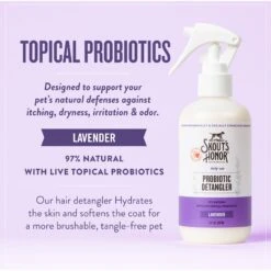 Skout's Honor Probiotic Lavender Dog Detangler -Snuggle Paws 164149 PT3. AC SS1800 V1658215621