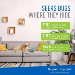 Adams® Adams Plus Flea Control Indoor Fogger -Snuggle Paws 164776 PT2. AC SS1800 V1679082245