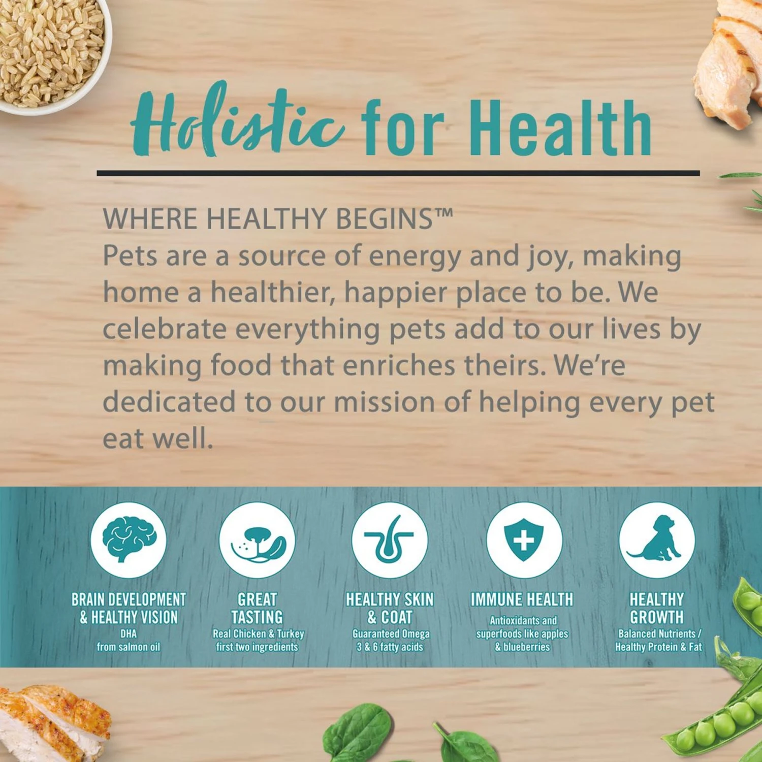 Chicken Soup For The Soul Puppy Chicken, Turkey & Brown Rice Recipe Dry Dog Food 5 Chicken Soup For The Soul Puppy Chicken, Turkey & Brown Rice Recipe Dry Dog Food - Image 3