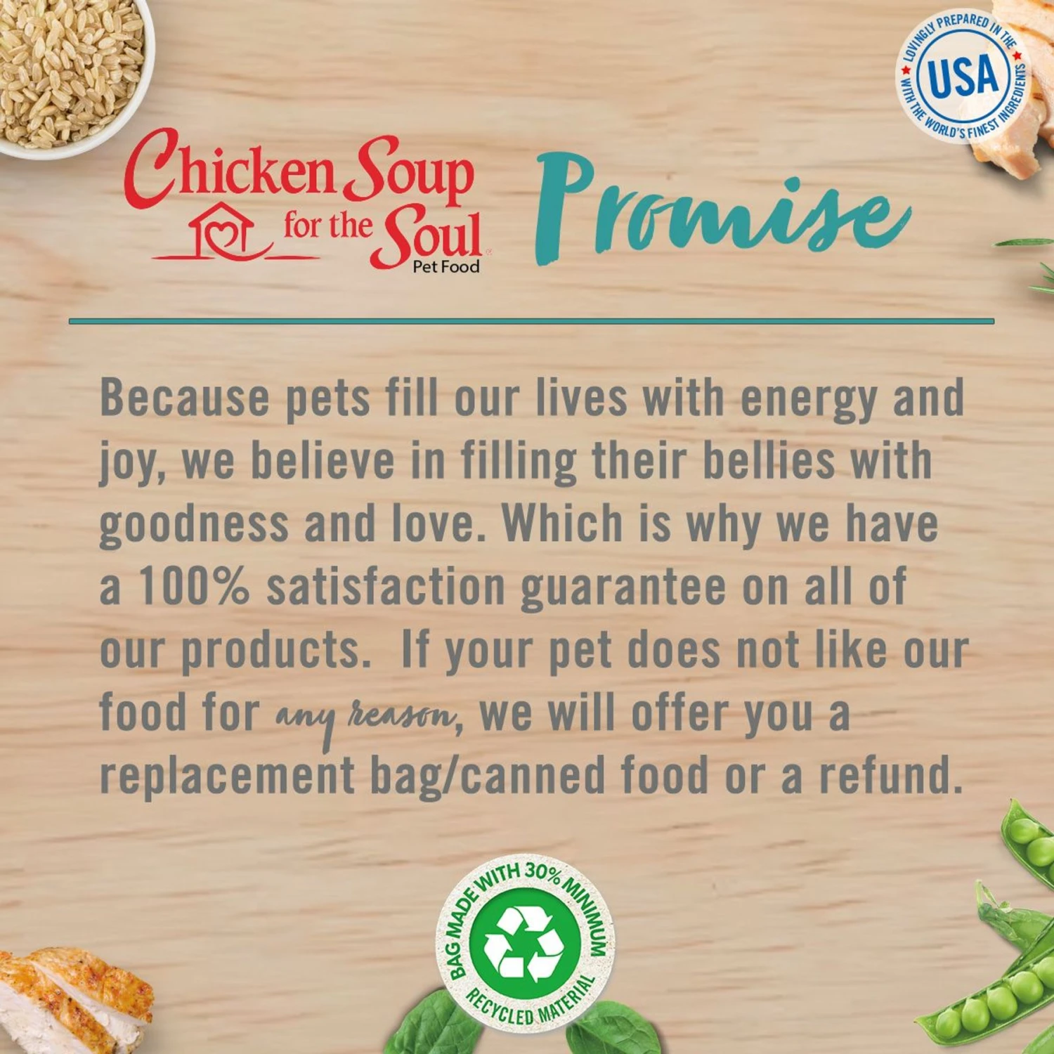 Chicken Soup For The Soul Puppy Chicken, Turkey & Brown Rice Recipe Dry Dog Food 9 Chicken Soup For The Soul Puppy Chicken, Turkey & Brown Rice Recipe Dry Dog Food - Image 7