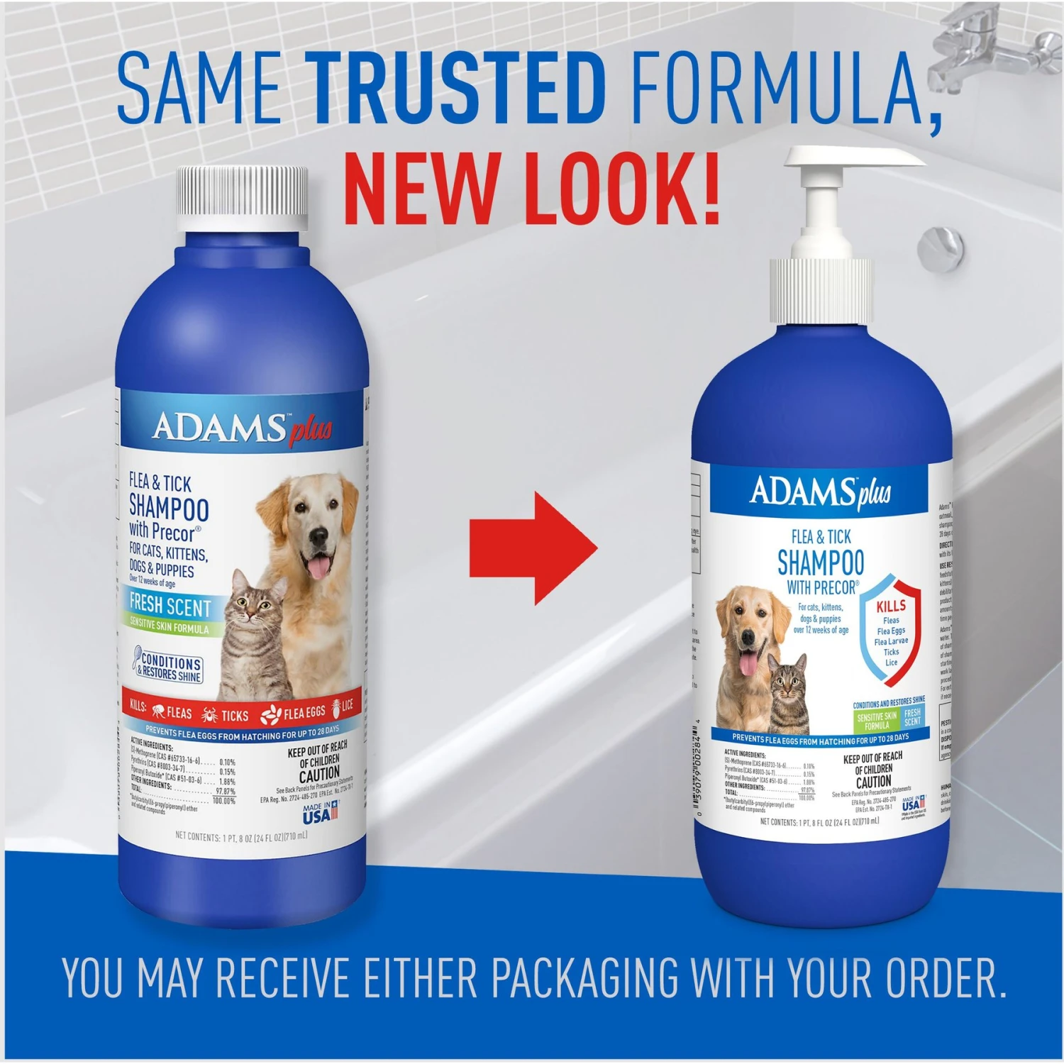 Adams® Adams Plus Flea & Tick Shampoo With Precor 4 Adams® Adams Plus Flea & Tick Shampoo With Precor - Image 2