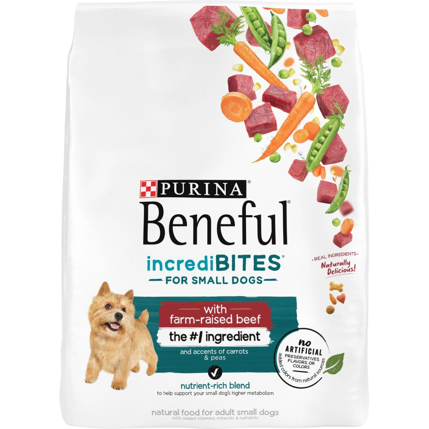 Purina Beneful IncrediBites With Farm-Raised Beef Small Breed Dry Dog Food 3 Purina Beneful IncrediBites With Farm-Raised Beef Small Breed Dry Dog Food