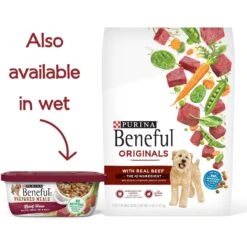 Purina Beneful Originals With Farm-Raised Beef Real Meat Dog Food -Snuggle Paws 173766 PT5. AC SS1800 V1695740182