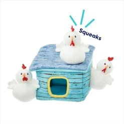 Frisco Chicken Coop Hide & Seek Puzzle Plush Squeaky Dog Toy 11 Frisco Chicken Coop Hide & Seek Puzzle Plush Squeaky Dog Toy -Snuggle Paws 174755 PT3. AC SS1800 V1691783971
