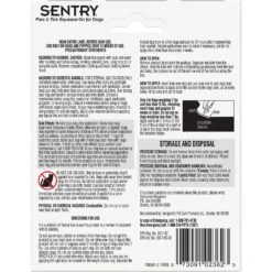 Sentry Flea & Tick Spot Treatment For Dogs, Under 15 Lbs -Snuggle Paws 176544 PT1. AC SS1800 V1559752330