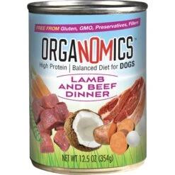 OrgaNOMics Lamb & Beef Dinner Grain-Free Pate Wet Dog Food