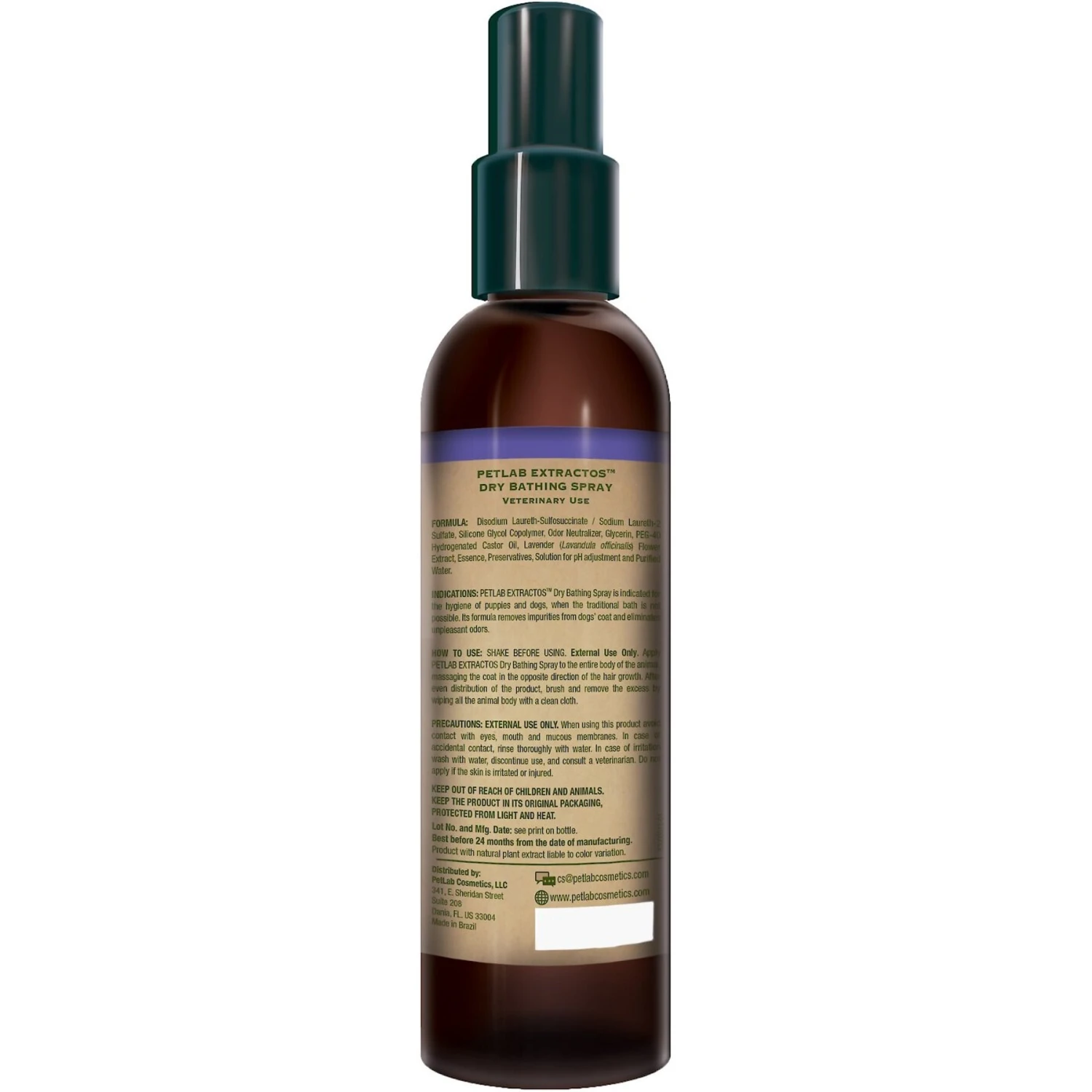 PetLab Extractos Lavender Extract Dry Bathing Dog Spray 4 PetLab Extractos Lavender Extract Dry Bathing Dog Spray - Image 2