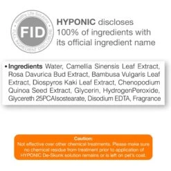 Hyponic De-Skunk Pet Mist -Snuggle Paws 178697 PT5. AC SS1800 V1681996140