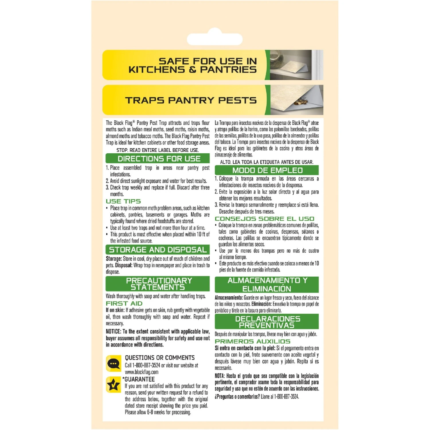 Black Flag Pantry Pest Glue Trap 4 Black Flag Pantry Pest Glue Trap - Image 2