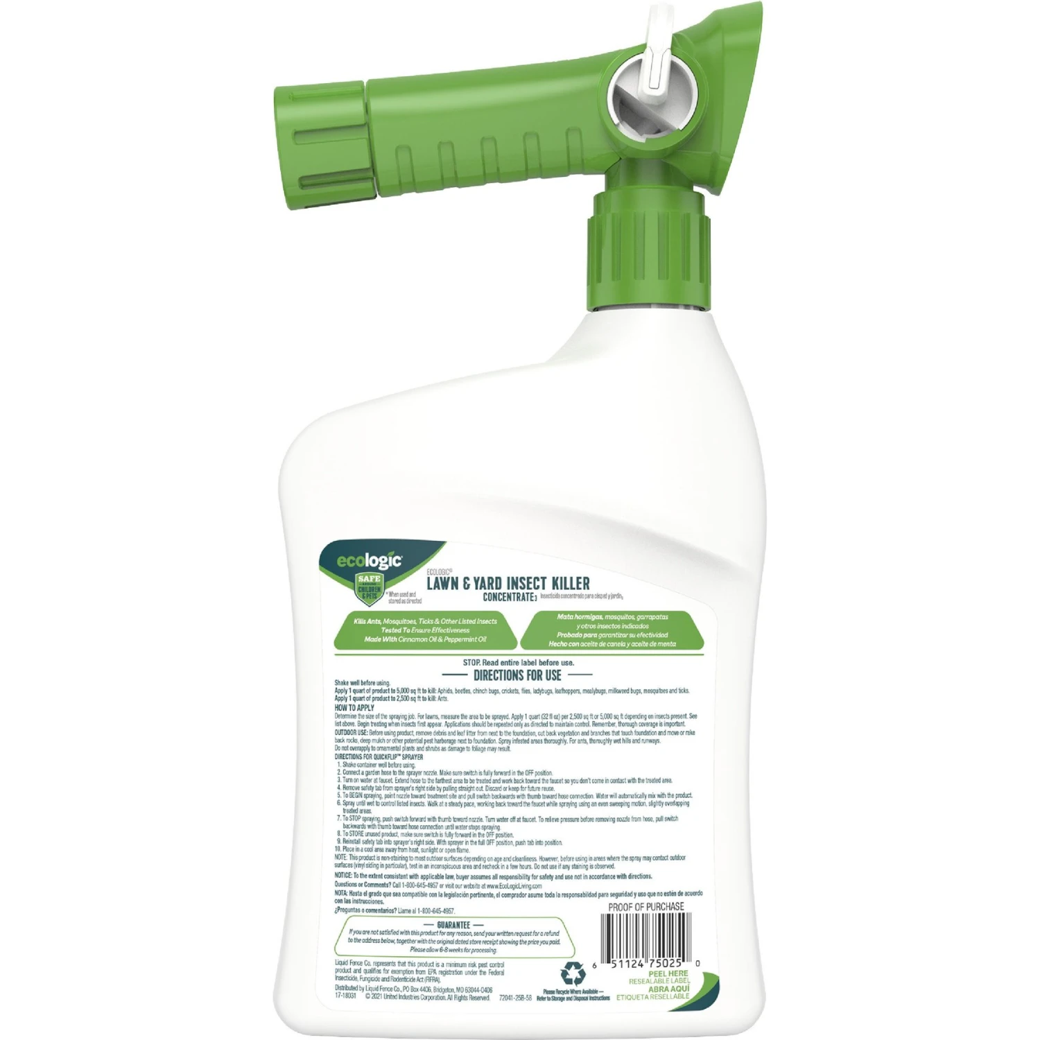 EcoLogic Lawn & Yard Insect Killer Spray 4 EcoLogic Lawn & Yard Insect Killer Spray - Image 2