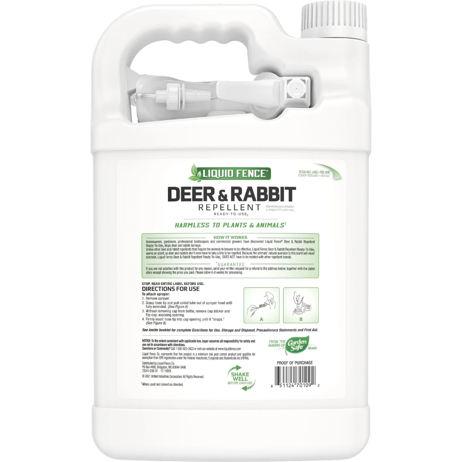 Liquid Fence Deer & Rabbit Repellent Spray 4 Liquid Fence Deer & Rabbit Repellent Spray - Image 2
