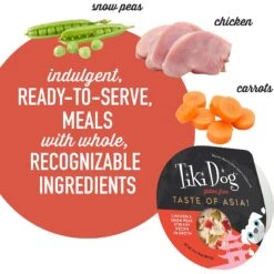 Tiki Dog Taste Of Asia Chicken & Snow Peas Stir Fry Recipe In Broth Gluten-Free Wet Dog Food, 3-oz Cup, Case Of 4 15 Tiki Dog Taste Of Asia Chicken & Snow Peas Stir Fry Recipe In Broth Gluten-Free Wet Dog Food, 3-oz Cup, Case Of 4 -Snuggle Paws 186339 PT4. AC SS1800 V1631197607