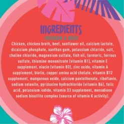 Tiki Dog Meaty High Protein Diet Chicken With Beef Recipe In Broth Grain-Free Wet Dog Food, 3-oz Cup, Case Of 4 -Snuggle Paws 186351 PT3. AC SS1800 V1576624132