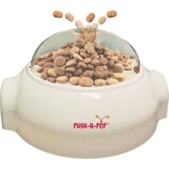 Ethical Pet Push-N-Pop Treat Dispenser Dog Toy
