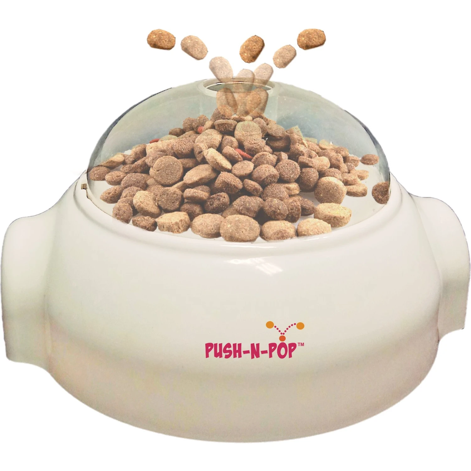 Ethical Pet Push-N-Pop Treat Dispenser Dog Toy 3 Ethical Pet Push-N-Pop Treat Dispenser Dog Toy