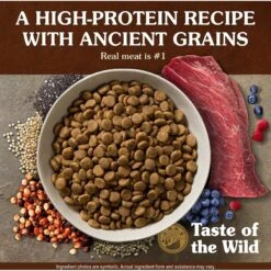 Taste Of The Wild Ancient Prairie With Ancient Grains Dry Dog Food -Snuggle Paws 191337 PT3. AC SS1800 V1641607336