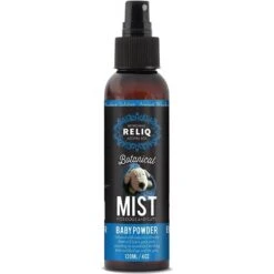 RELIQ Aroma SPA Botanical Mist Baby Powder Dog & Cat Spray, 4-oz Bottle