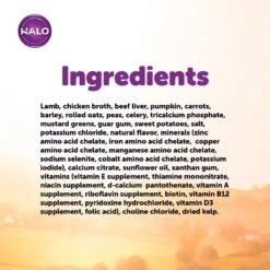 Halo Lamb Stew Adult Canned Dog Food -Snuggle Paws 194484 PT6. AC SS1800 V1594919488