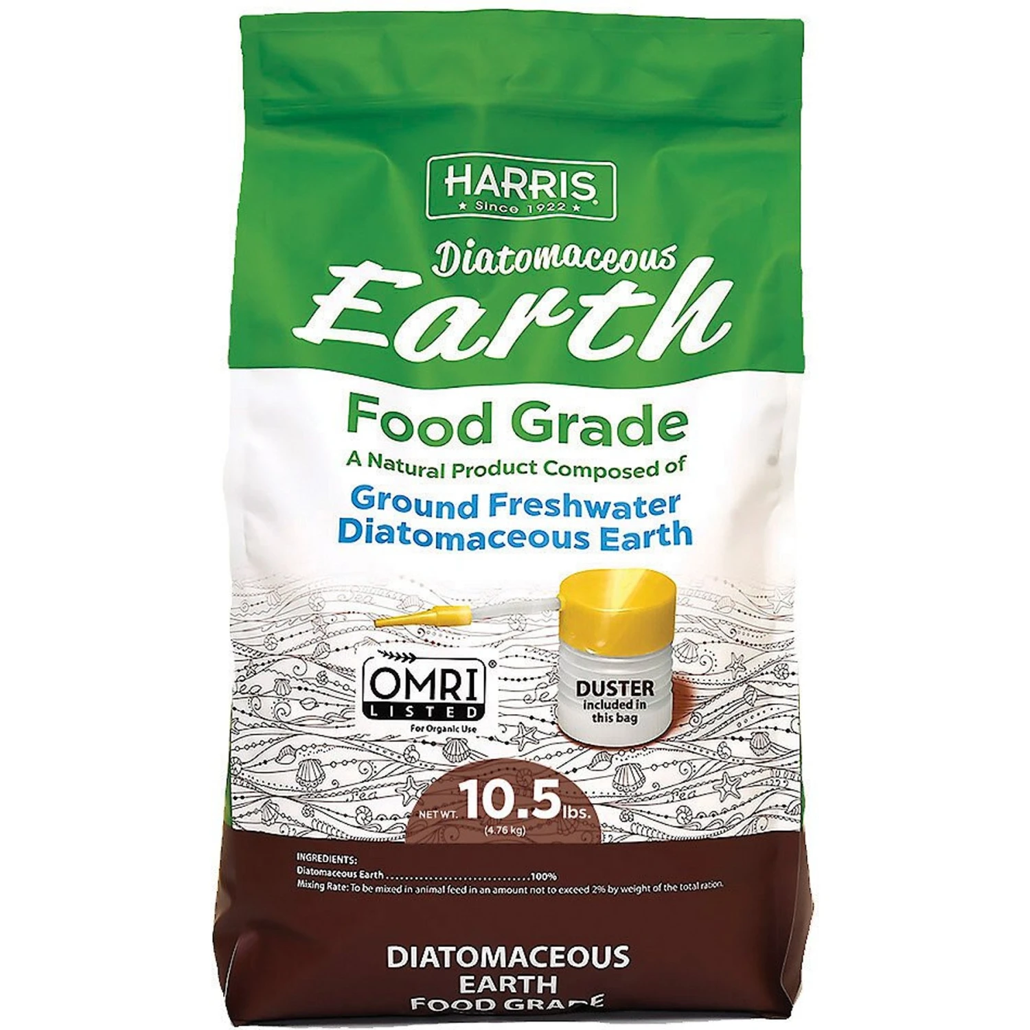 Harris Food Grade Diatomaceous Earth 3 Harris Food Grade Diatomaceous Earth