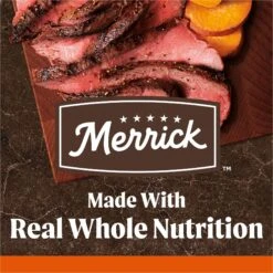 Merrick Real Texas Beef + Sweet Potato Recipe Grain-Free Chicken-Free Adult Dry Dog Food 14 Merrick Real Texas Beef + Sweet Potato Recipe Grain-Free Chicken-Free Adult Dry Dog Food -Snuggle Paws 200579 PT3. AC SS1800 V1670437600