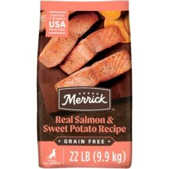 Merrick Grain-Free Chicken-Free Real Salmon & Sweet Potato Recipe Dry Dog Food