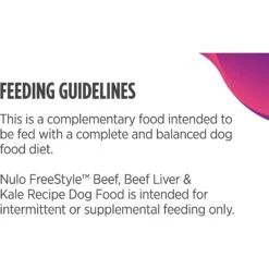 Nulo FreeStyle Beef, Beef Liver, & Kale In Broth Dog Food Topper 16 Nulo FreeStyle Beef, Beef Liver, & Kale In Broth Dog Food Topper -Snuggle Paws 209727 PT6. AC SS1800 V1666733735